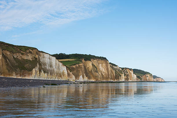 istock Cliff lined beaches of Normandy. France 504419676