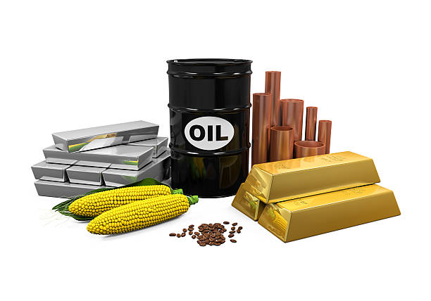 istock Commodities - Oil, Gold, Silver, Copper, Corn and Coffee Beans 504419944