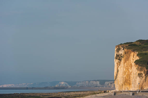 istock Cliff lined beaches of Normandy. France 504420070