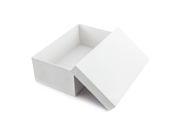 istock White shoe box on white background with clipping path. 504422900