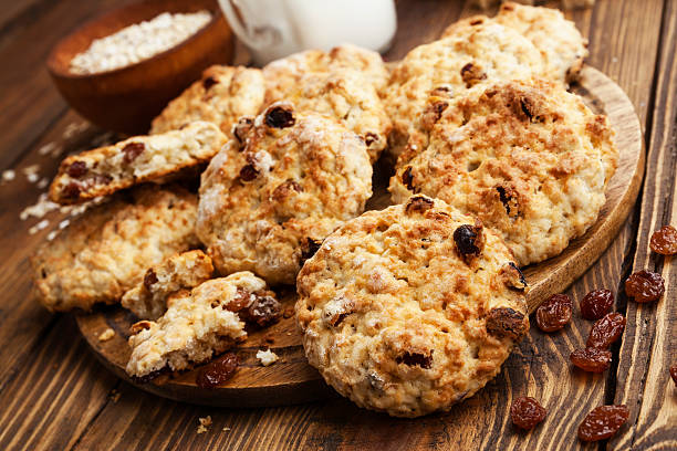 istock Homemade cookies  with raisins 504423760
