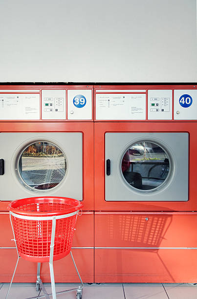 istock Two coin operated washing machines 504426378