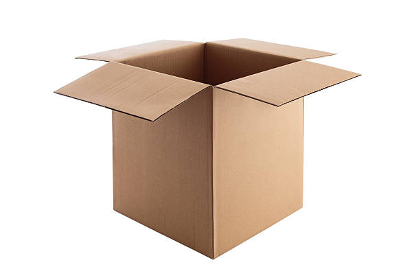 istock Open Cardboard box isolated on white with clipping path 504426400