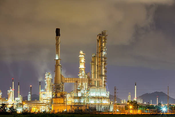 istock Oil refinery factory 504426710