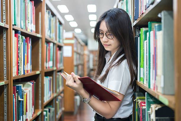 930+ Asian Student In Uniform Reading Book The Library At University Stock Photos, Pictures & Royalty-Free Images - iStock