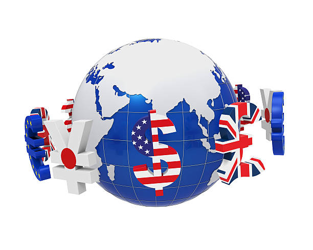 istock Global Currencies Around a Globe 504430312