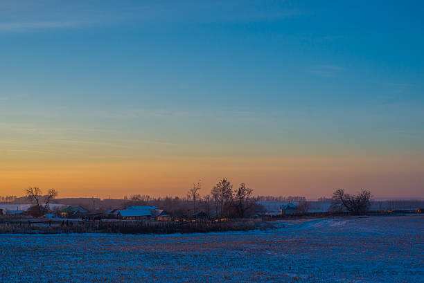 istock Cold frozen village 504444664