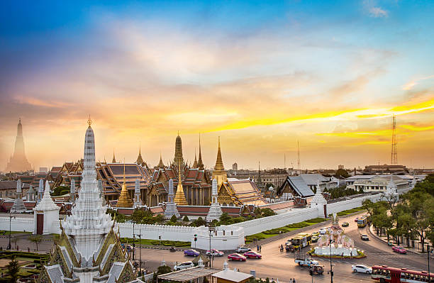 istock Bangkok City Pillars Shrine and Wat Phra Kaew 504445184