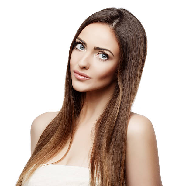istock Beautiful Woman with Clean Fresh Skin 504445202