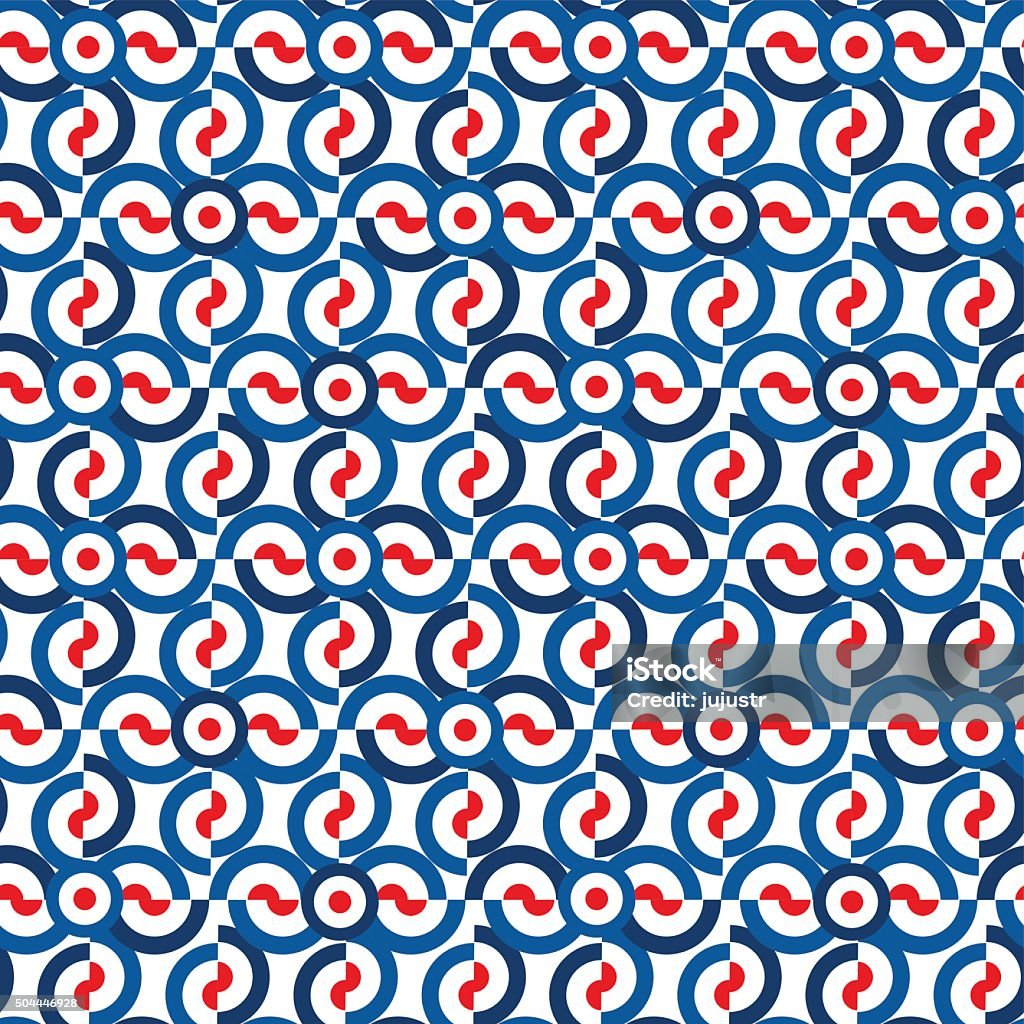 Geometric Pattern Target Circle Target Geometric Mod Bright Seamless Pattern On White Background ...