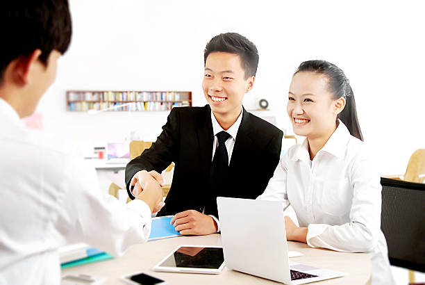 istock Business people shaking hands 504447448