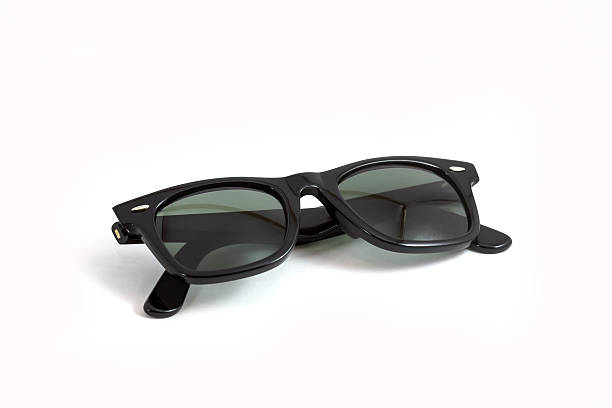 istock Wayfarer sunglass isolated on white 504448096