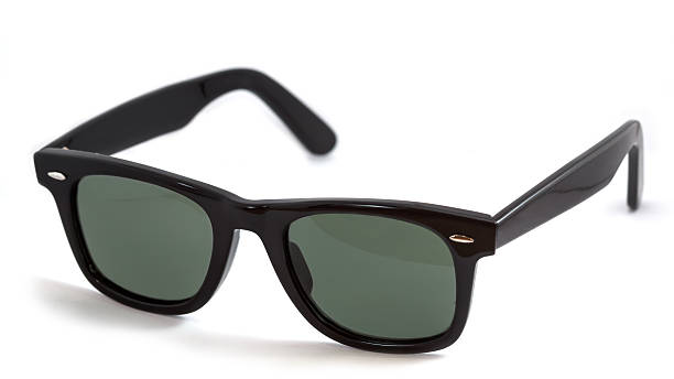 istock Wayfarer sunglass isolated on white 504448120