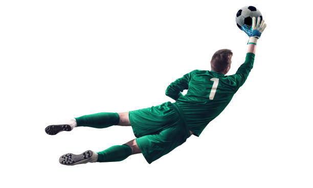 istock Soccer goalkeeper isolated 504454122