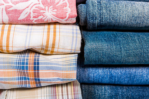 istock Plaid Shirts and Jeands Stacked 504456014