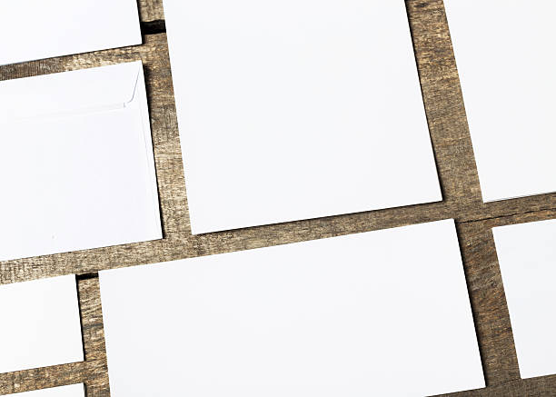 istock Mock up on wooden desk 504456940