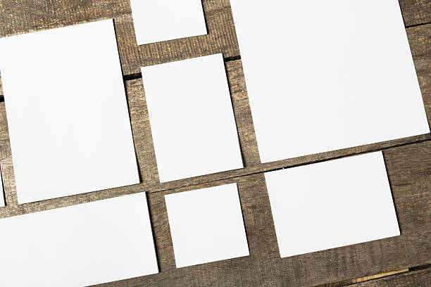 istock Mock up on wooden desk 504457240