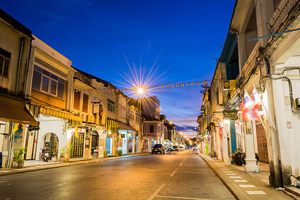istock Old building Chino Portuguese style in Phuket 504458520