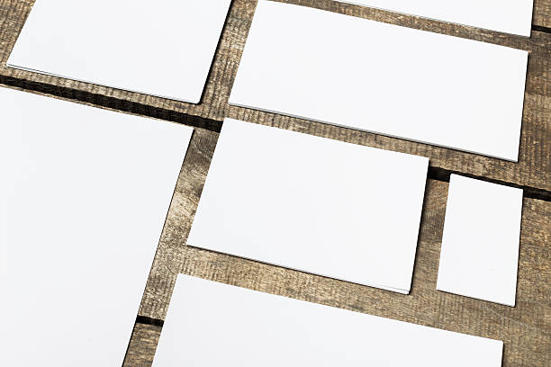 istock Mock up on wooden desk 504459172