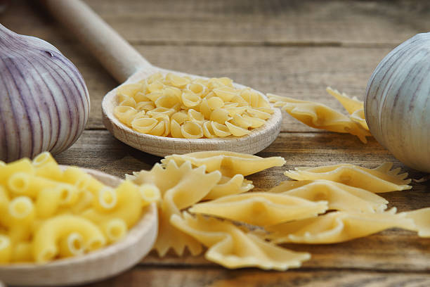 istock Close up of pasta on spoon 504477838