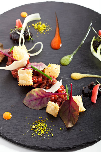 istock Tuna Tartare with Various Dip 504480816