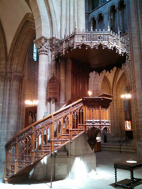 istock Ornate Pulpit St Pierre Cathedral Geneva Switzerland 504483045