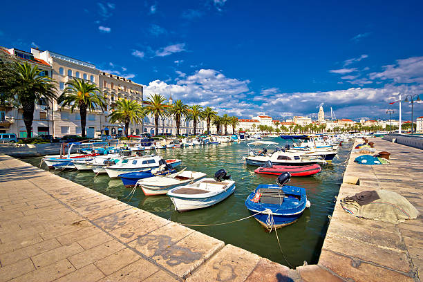 istock City of Split harbor and old architecture 504484944