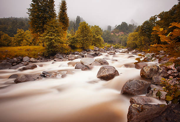 türkei mountain stream - natural phenomenon waterfall rock tranquil scene stock-fotos und bilder