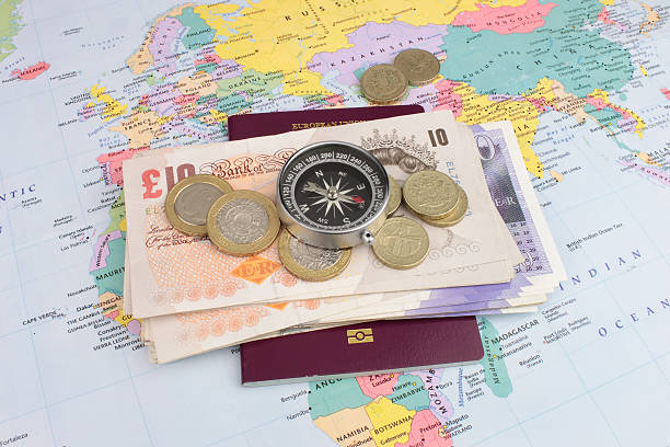 Sterling Travel Money 9249 stock photo