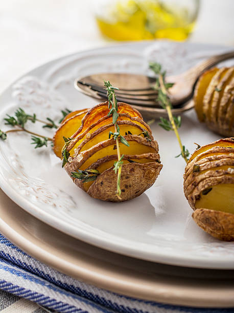 istock Accordion baked potatoes 504490106