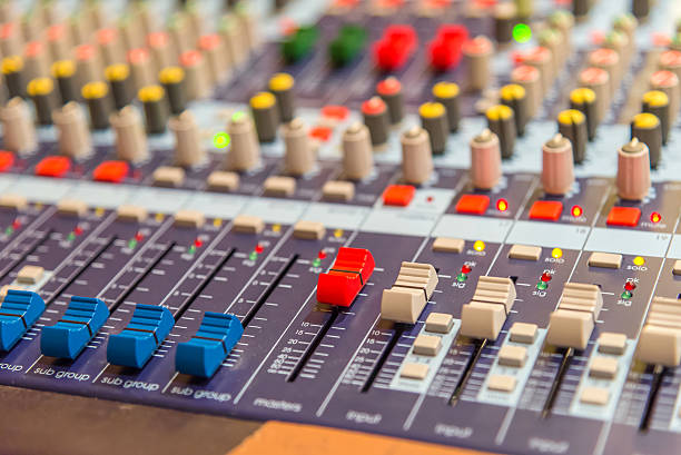 istock equipment for sound mixer control 504490996