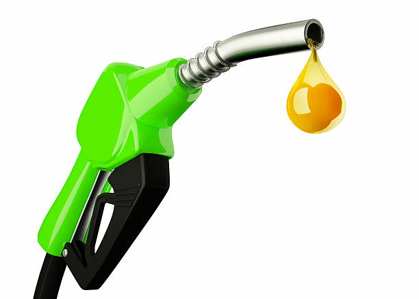 istock 3d Fuel nozzle with hose isolated on white background 504491878
