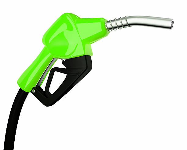 istock 3d Fuel nozzle with hose isolated on white background 504492262