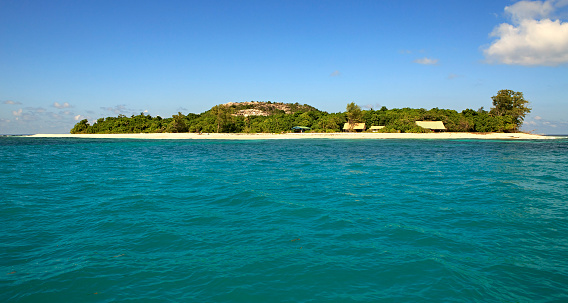 Beautiful Cousin Island in the Indian Ocean. Seychelles.