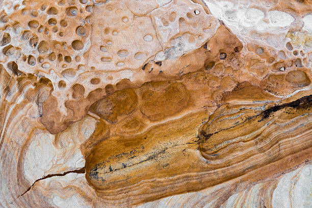istock Australian rock formation background, sandstone texture 504493150