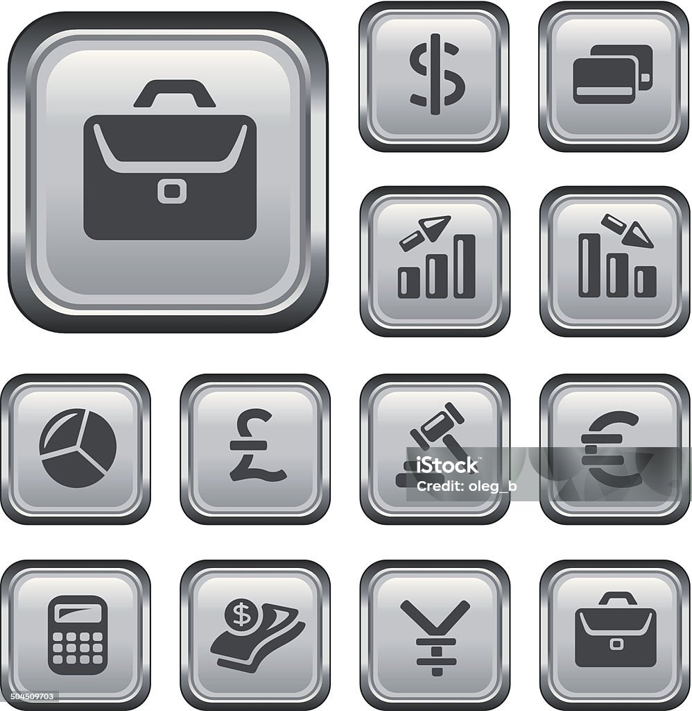 Finance Click Button Finance Buttons Stock Illustration - Download Image Now - Auction ...
