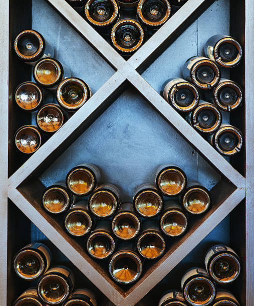 のワインラック - wine winery wine rack cellar ストックフォトと画像