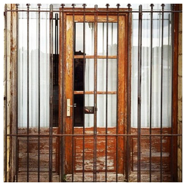 istock Door and grill 504511849