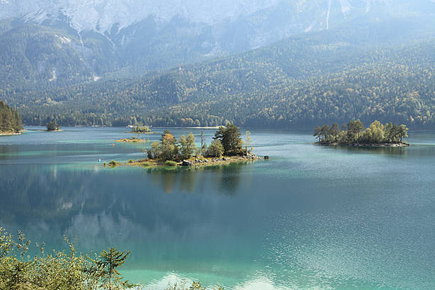 istock Island in the lake 504511867