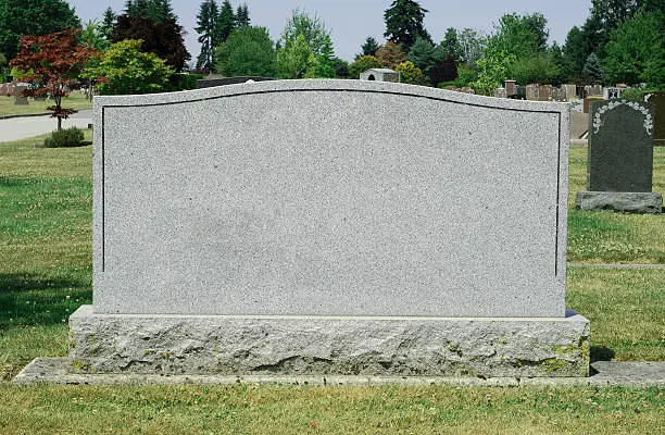 Photo of Empty Tombstone