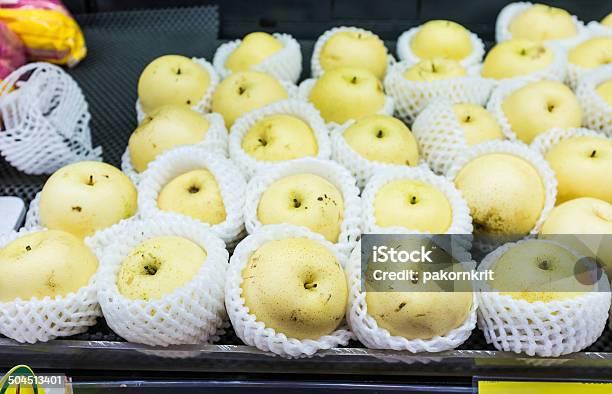 Chinese Pear Stock Photo - Download Image Now - Agriculture, Asian Pear, Basket