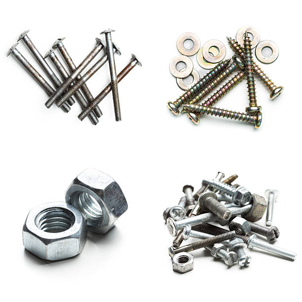 istock screw isolated on the white backgrounds 504522456