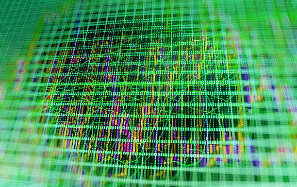 istock Stock market graph and bar chart price display 504523318