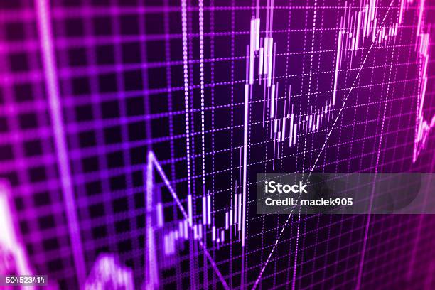 Stock Market Und Bar Graph Diagramm Preis Anzeigen Stockfoto und mehr Bilder von Börse - Börse, Grafik, Schaubild