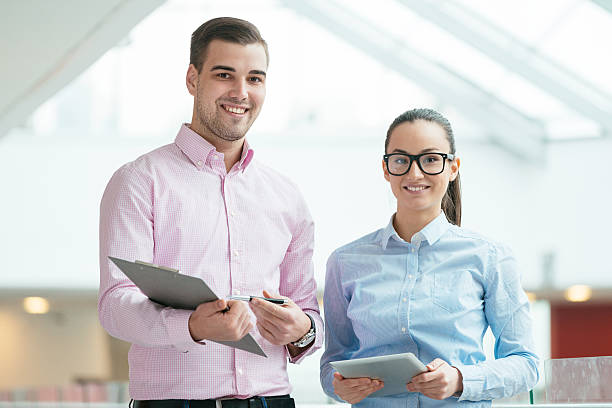 istock Modern business people analyzing business results and finances 504525860