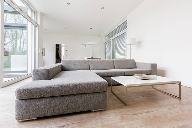 istock Modern bright living-room 504527198