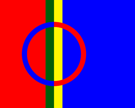 The Sami or Lapps adopted flag to represent themselves