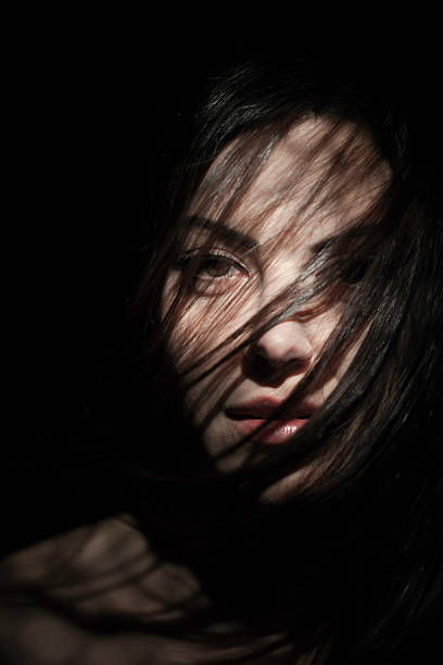 istock Woman with Hair on Her Face 504532148