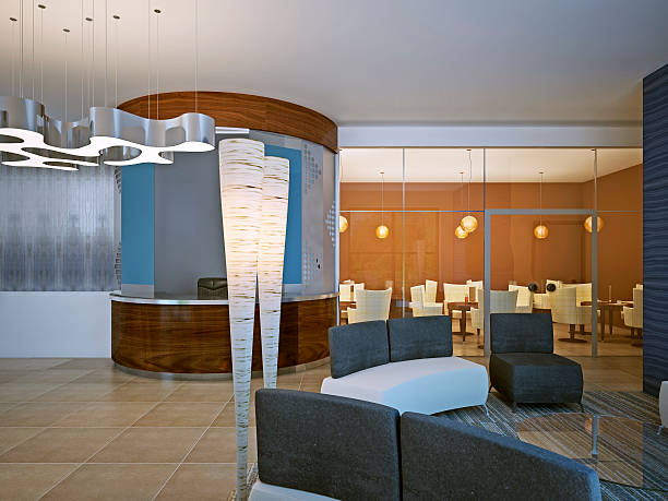 istock Restaurant meeting in modern design 504533144