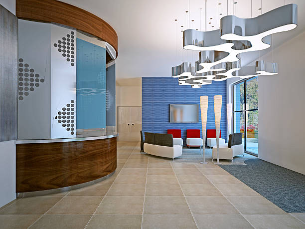 istock Contemporary hall of high school 504533172
